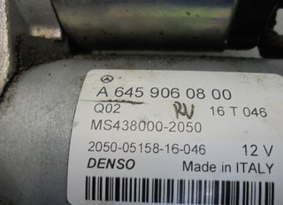 Motor arranque mercedes-benz 4917393 a6459060800