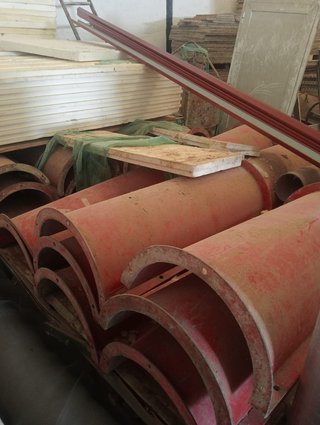 Restos de obra metálicos