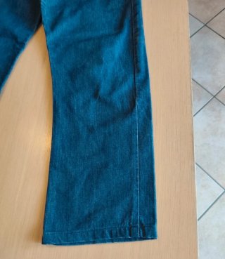 Levi's 501 Original W34 Denim Scuro Accorciato