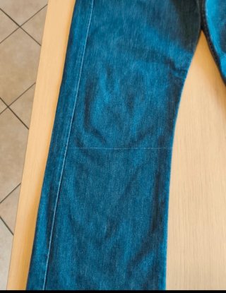 Levi's 501 Original W34 Denim Scuro Accorciato