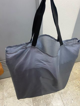 Tumbona portátil plegable gris