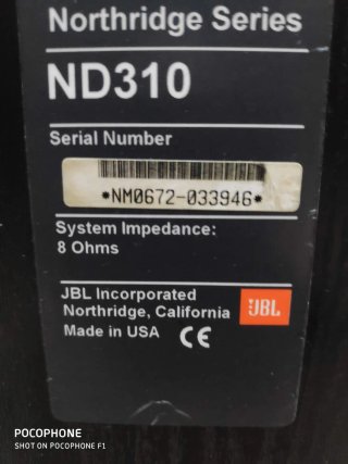 Altavoces JBL 310 Negros