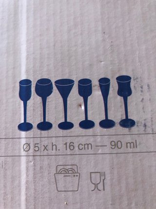Set 6 Bicchierini Liquore VE TIVOLI 1996