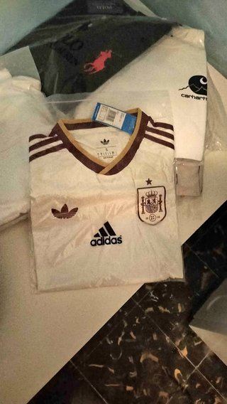 Camiseta Fútbol España Visitante Adidas Talla S Nu