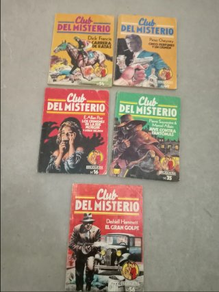 Lote 5 comics Club del misterio