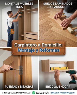 Carpintero a Domicilio: Montaje y Reformas