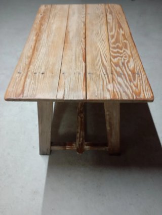 Mesa antigua tocinera madera maciza  90x55x65cm