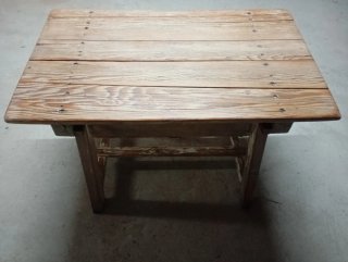 Mesa antigua tocinera madera maciza  90x55x65cm