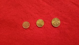 Lote 3 Monedas Macao