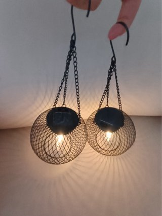 Lámparas Solares Colgantes Set x2