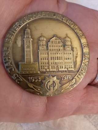 Medalla placa conmemorativa Augsburg