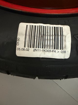 Rueda de repuesto Pirelli 125/80 R15