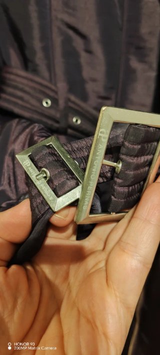 Abrigo mujer morado talla M