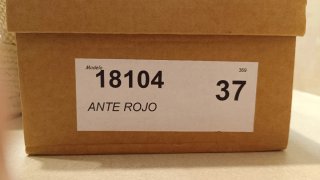 Sandalias cuña esparto Mimao rojas talla 37