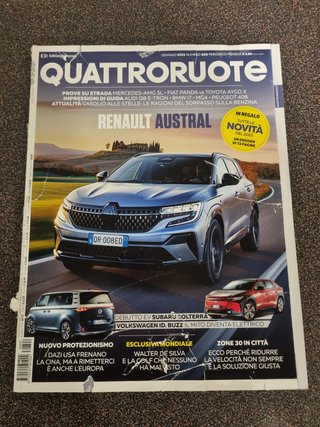 Numeri rivista Quattroruote.