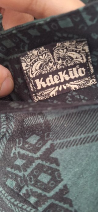 Vestido kdekilo negro y verde