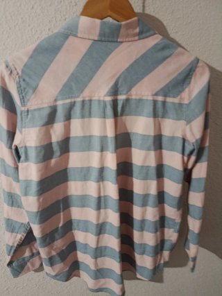 Camisa Springfield Rayas Rosas y Azules