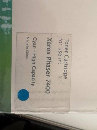 Tóner Cyan MediaSciences Xerox Phaser 7400 Alta Ca