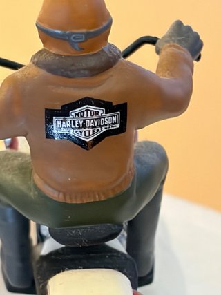 Statua Moto Harley Davidson Vintage Natale