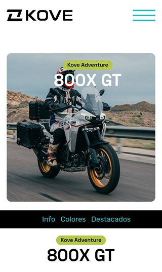 2026 VER DESCRIPCIÓN  OFERTA KOVE 800GT PRO X/RAL