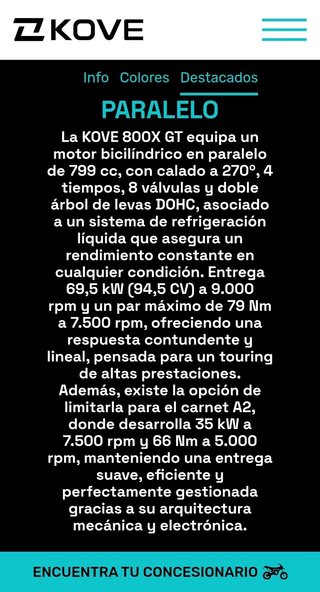 2026 VER DESCRIPCIÓN  OFERTA KOVE 800GT PRO X/RAL