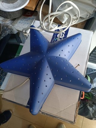 Lámpara Estrella Azul