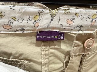 Pantalón corto Sergent Major beige buena calidad