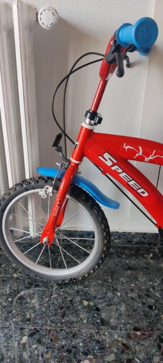Bicicleta infantil roja SPEED