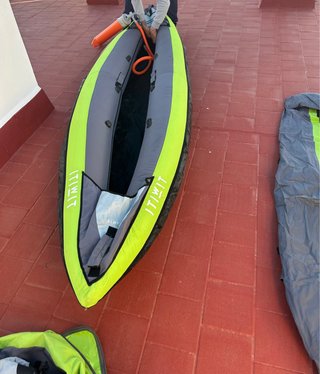 KAYAK HINCHABLE 2 PLAZAS CON DOS REMOS Y INFLADOR
