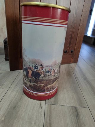 Paragüero vintage metal diseño clásico