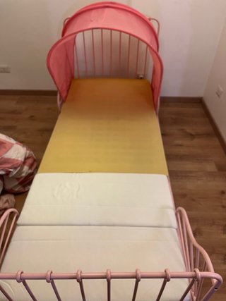 Lettino singolo Ikea bambina allungabile. Roma