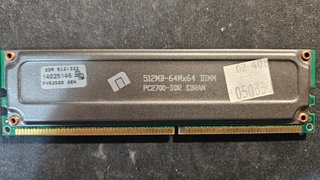 Memoria RAM DDR 512MB PC2700 333MHz