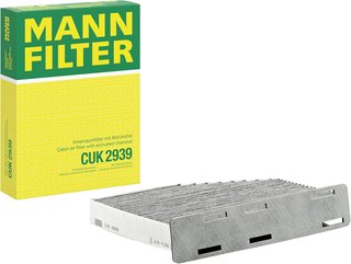 MANN-FILTER CUK 2939 Filtro de aire de cabina - Filtro de Polen con Carbón activado