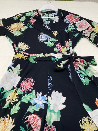 Mono estampado floral mujer