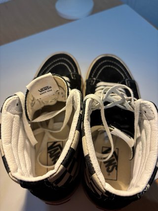 Zapatillas Vans Sk8-Hi Plataforma Checkerboard