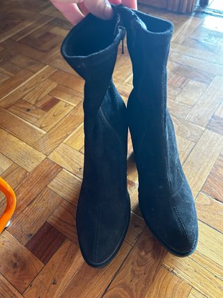 Botines negros tacón plataforma talla 39