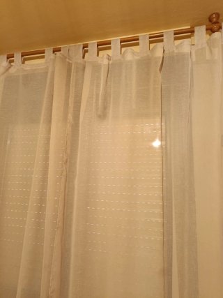 Cortinas de Lino Beige.