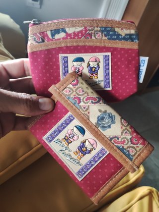 SET BILLETERA Y MONEDERO SAFTA - SIN ESTRENAR