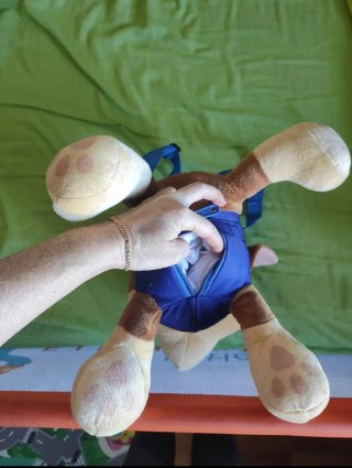 Peluche mochila Chase Patrulla Canina