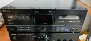 Technics Amplificatore e Cassette Deck Doppio