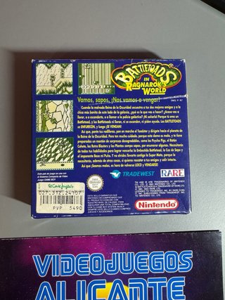 Battletoads in Ragnarok's World Game Boy PAL ESP