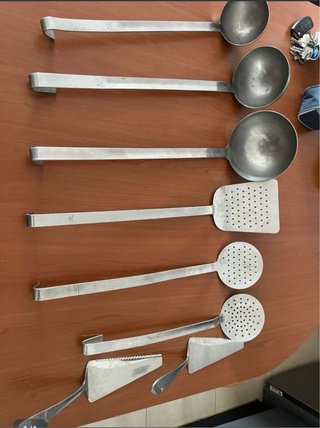 Lote Cucharones Hostelería Metal