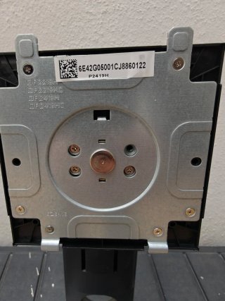 Soporte Monitor Dell Negro/Plateado