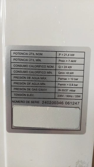 Calentador Estanco Butano GILS 12L/min