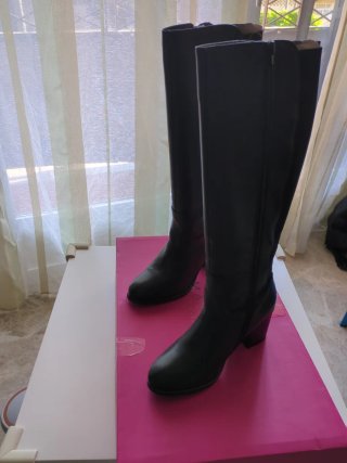 Botas Mascaró Piel Negras Talla 37