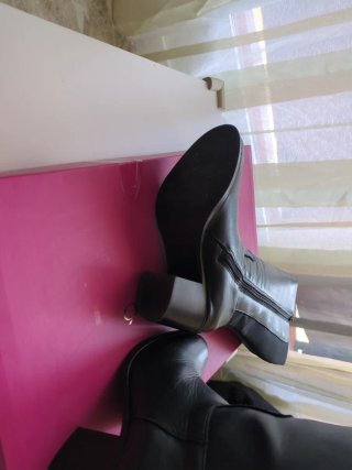 Botas Mascaró Piel Negras Talla 37