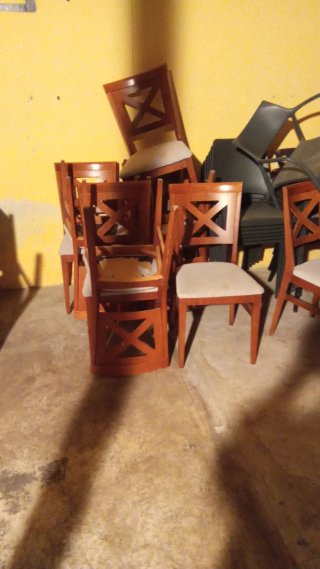 Lote de Sillas de Madera para Hostelería