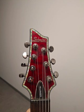 Guitarra para zurdo Schecter Hellraiser C-7 LH