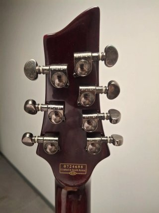 Guitarra para zurdo Schecter Hellraiser C-7 LH