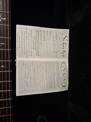 Guitarra para zurdo Schecter Hellraiser C-7 LH